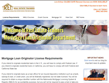 Tablet Screenshot of mortgageeducationca.com